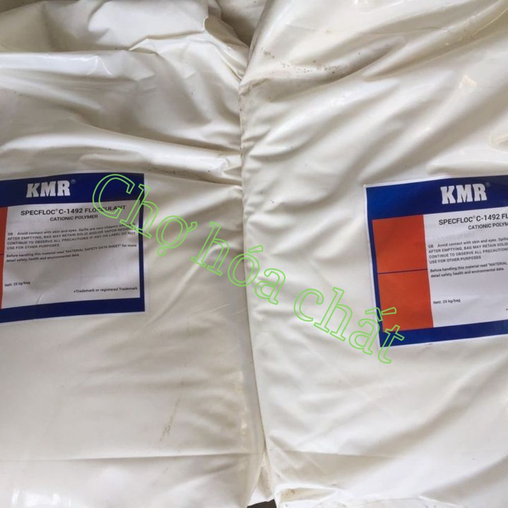 Bột Polymer Cation 25kg/bao