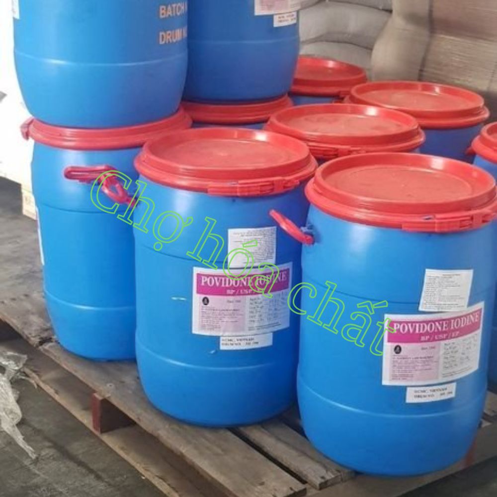Povidone Iodine sát khuẩn ao tôm