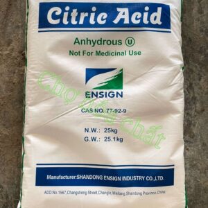 Acid Citric Anhydrous giúp cân bằng pH trong mỹ phẩm