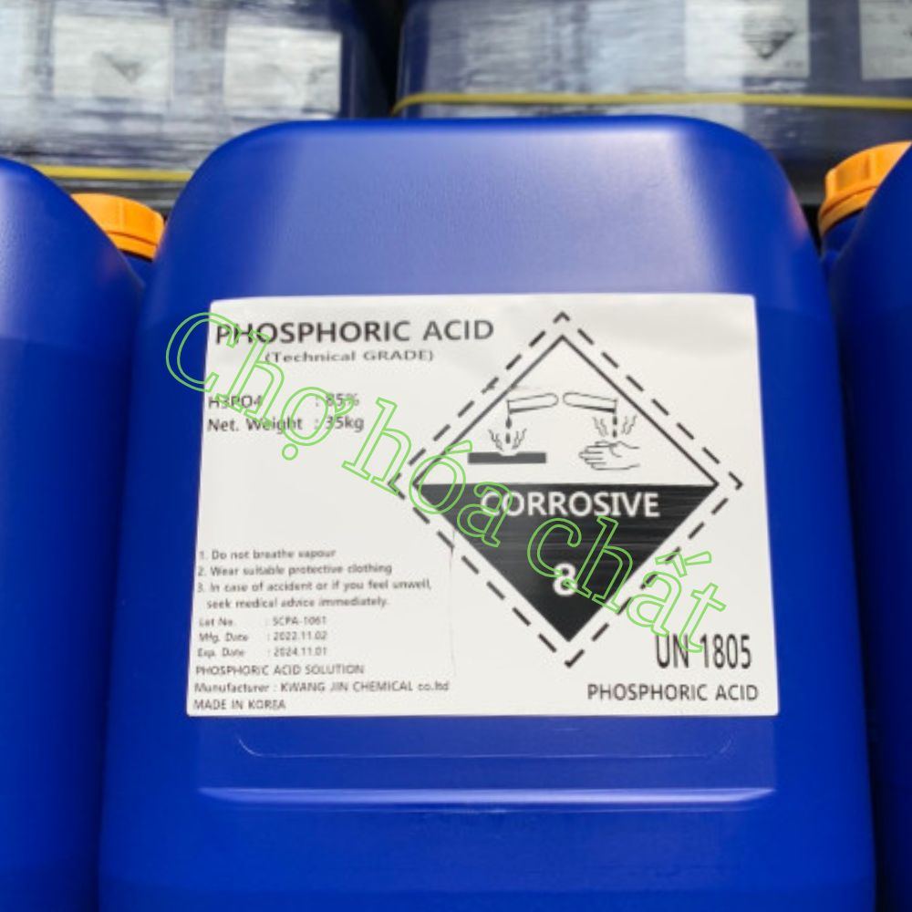 Tẩy rửa kim loại hiệu quả nhờ axit photphoric