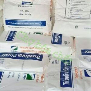 Trisodium Citrate được dùng phổ biến trong công nghiệp thực phẩm