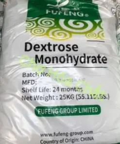 Bao Dextrose Monohydrate 25 kg dạng bột trắng mịn tinh khiết